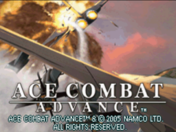Ace Combat Advance Title Screen